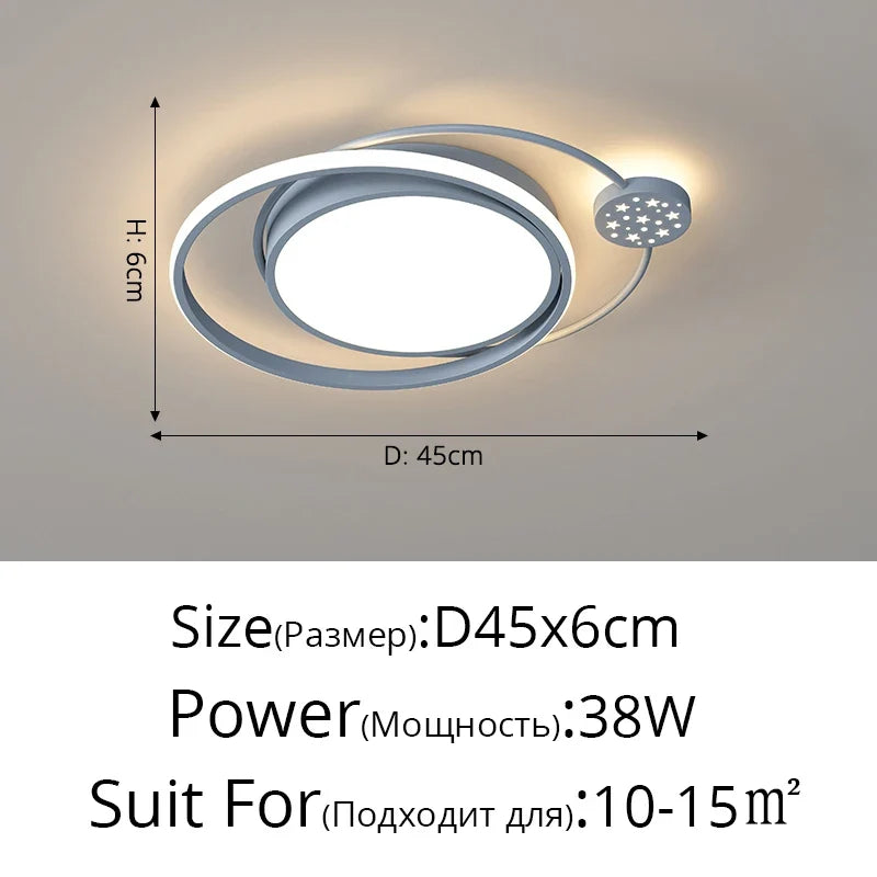 plafonnier led moderne minimalist éclairage intérieur décoratif pour maison