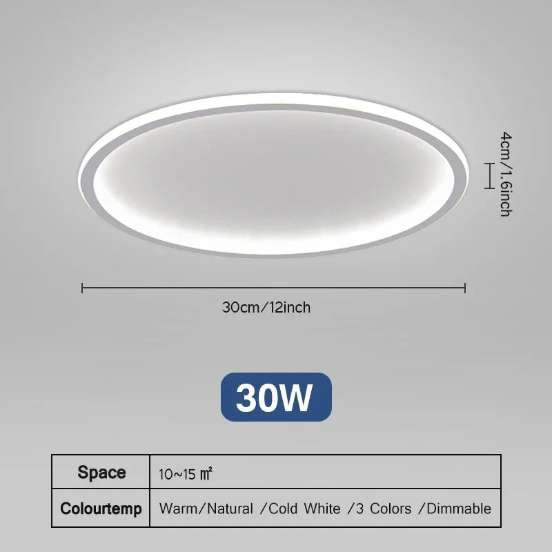 plafonniers led ultra minces creative clouds pour diverses pièces