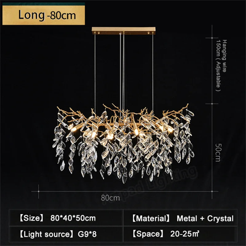 lustre en verre doré design luxueux pour décoration intérieure