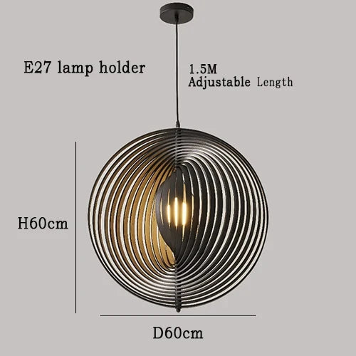 suspension en bois design nordique pour restaurant