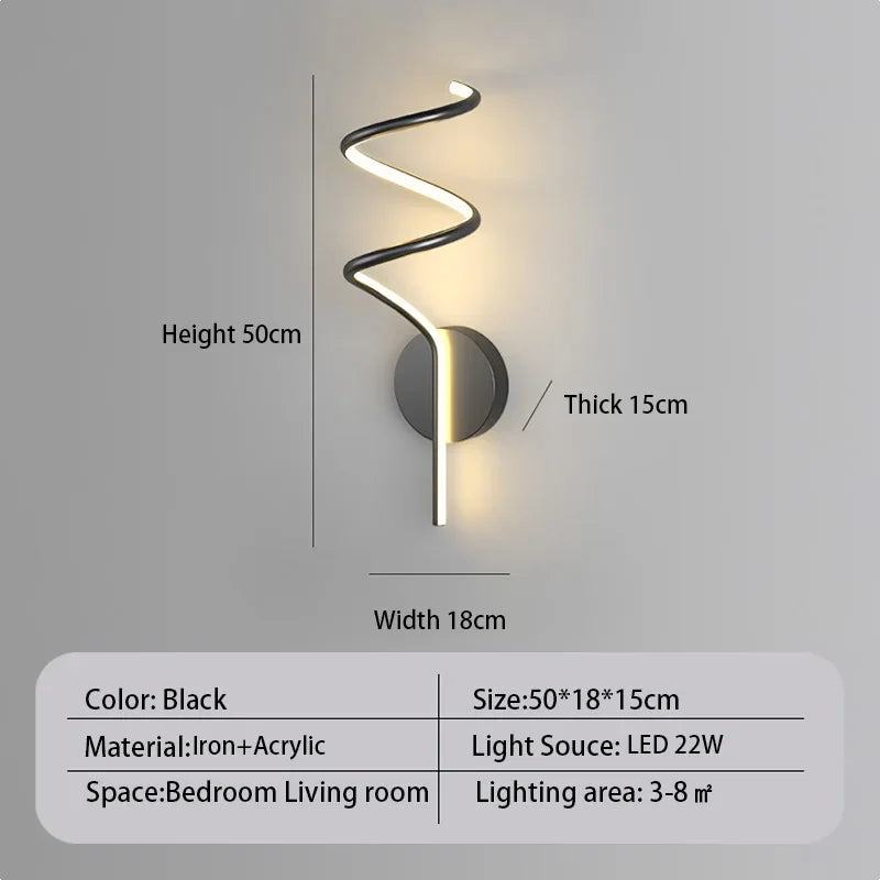 applique murale led moderne pour décoration intérieure élégante