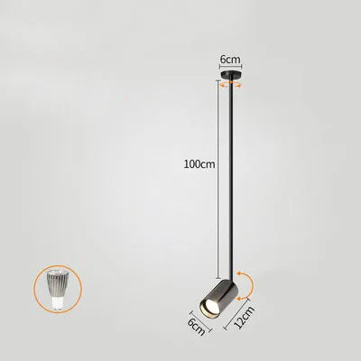 projecteur à perche pour magasin et salon de manucure