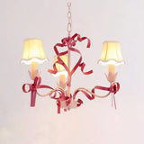 lustre mignon pour enfants éclairage suspendu avec nœud décoratif