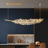 lustre en acrylique à intensité variable en forme de plume