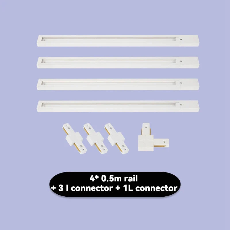 spot led sur rail pour éclairage de magasin et cuisine