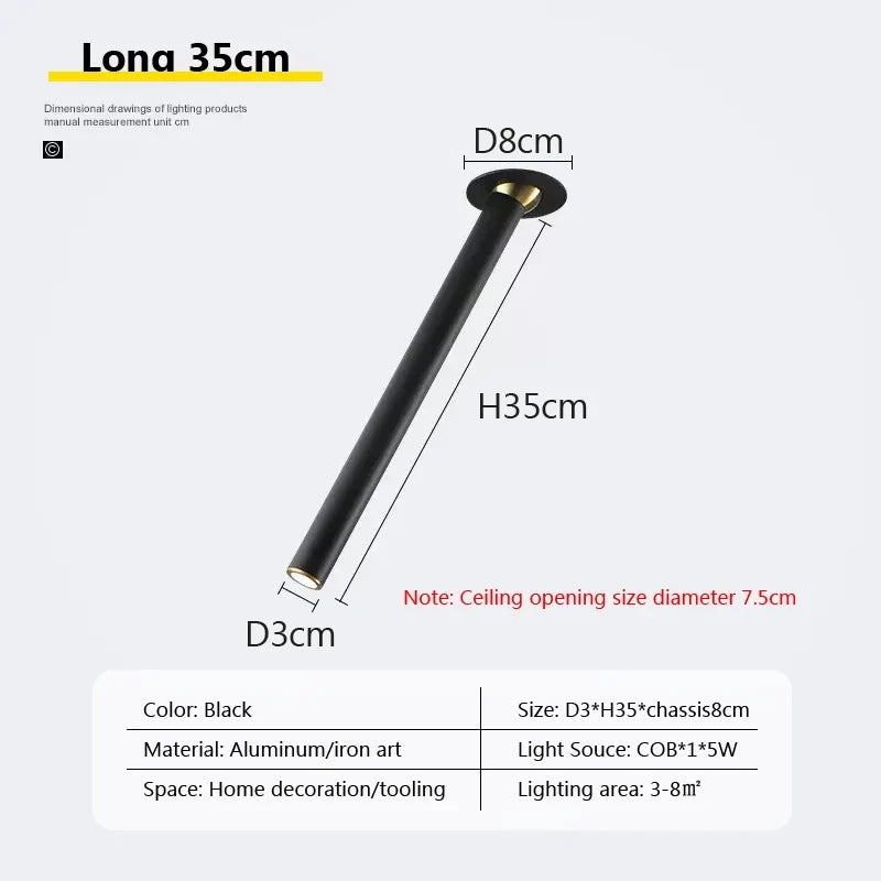 plafonnier moderne à leds rotatif pour décoration intérieure