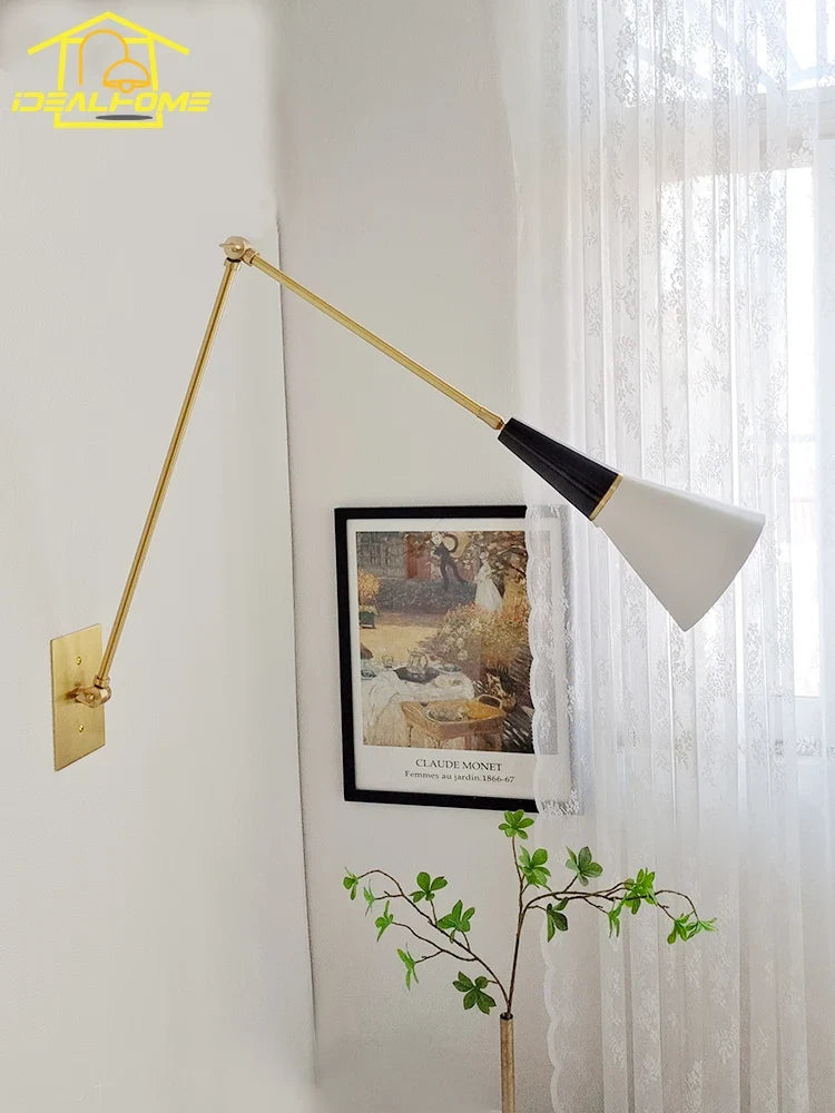 applique murale de luxe médiévale en laiton noir et or design contemporain