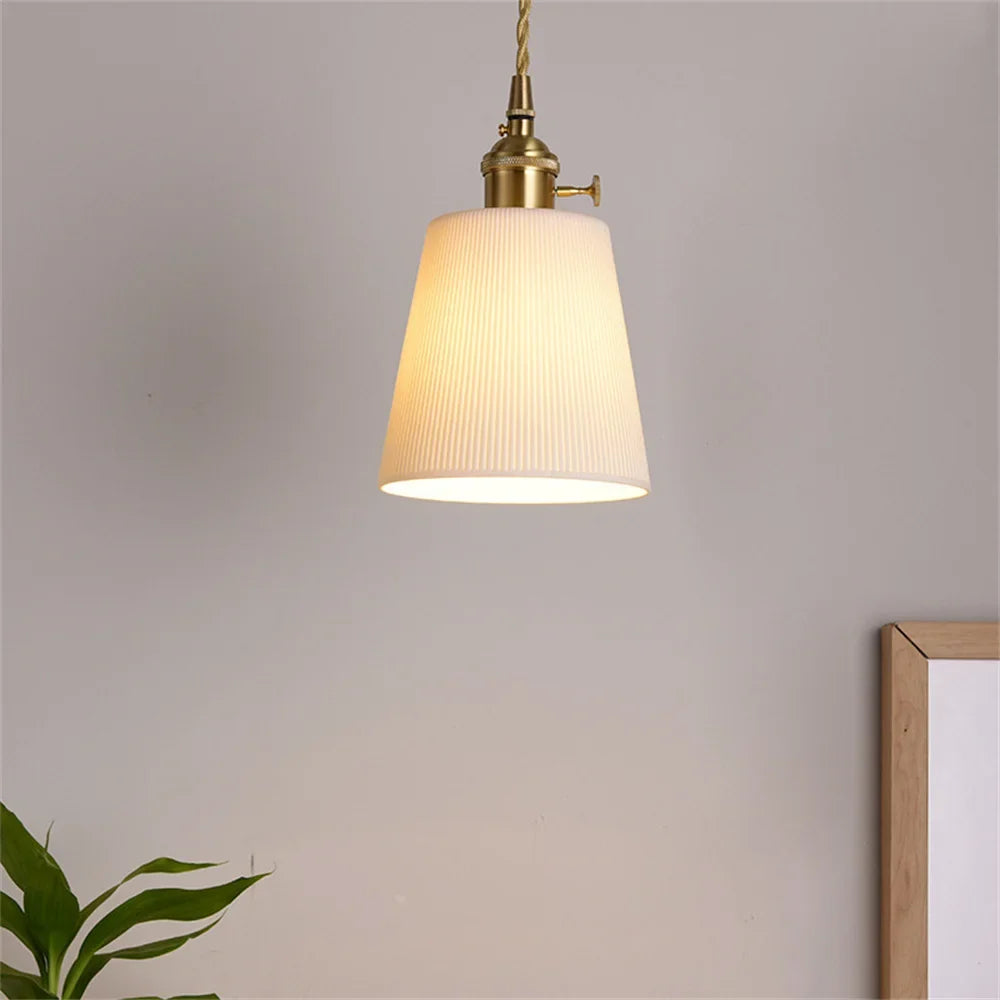 suspension LED en céramique design moderne décorative idéale loft bar