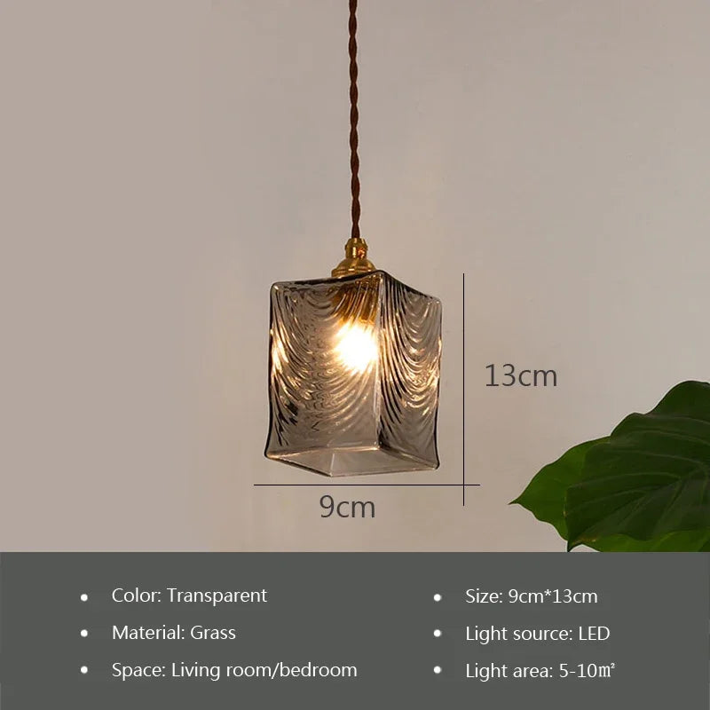 lustre en verre nordique pour intérieur élégant et moderne