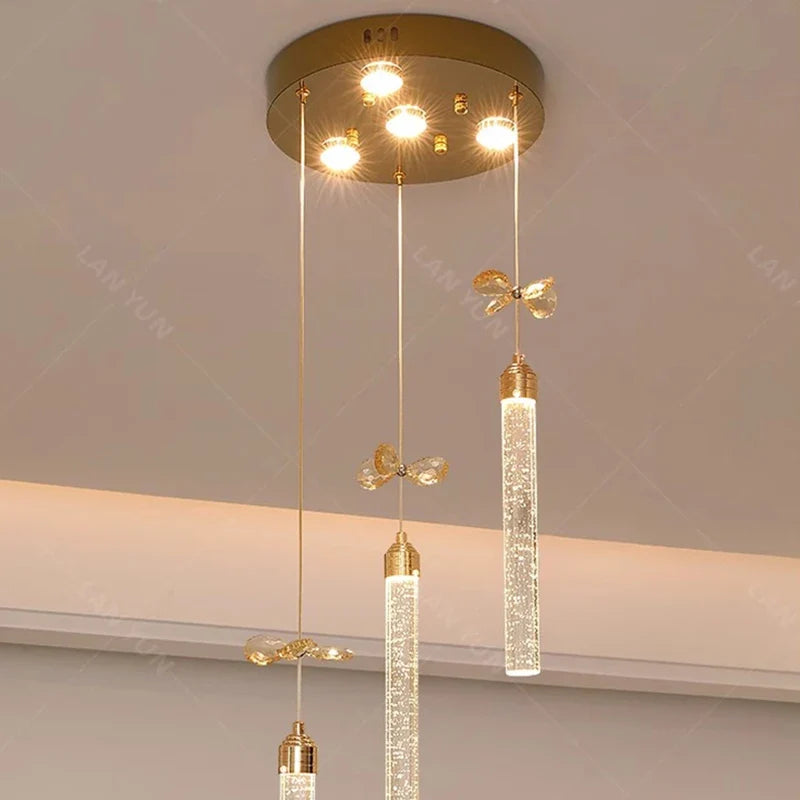 Suspension moderne en cristal