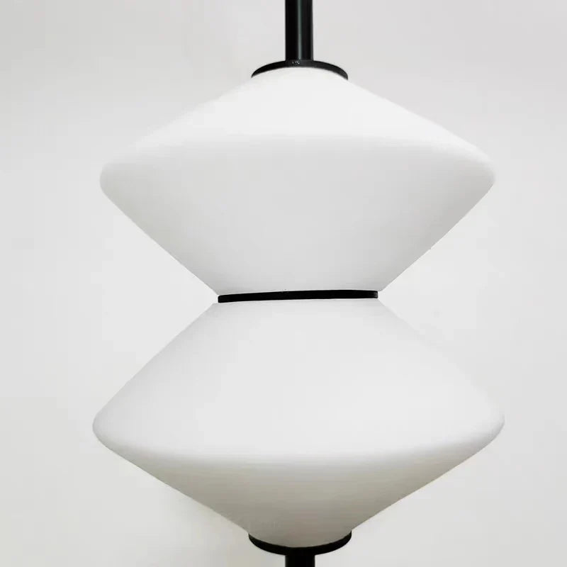 lampe led suspendue en verre moderne avec fil métallique réglable