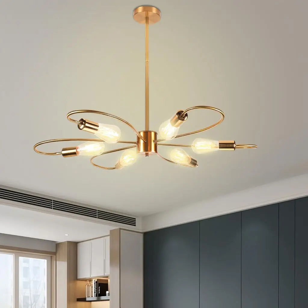 lustres modernes à led pour décoration intérieure élégante