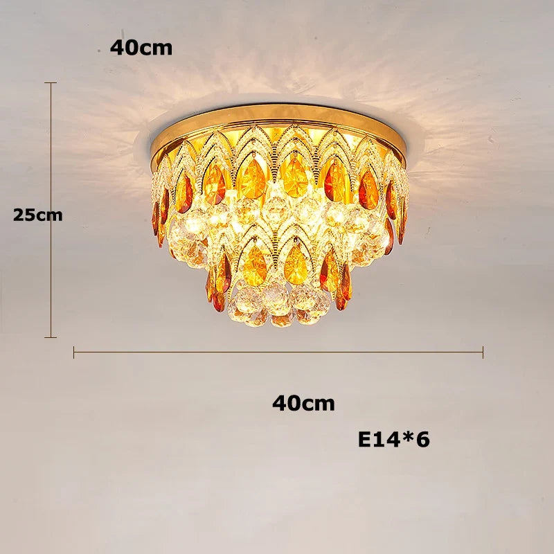 lustre dimmable en cristal design pour intérieur moderne