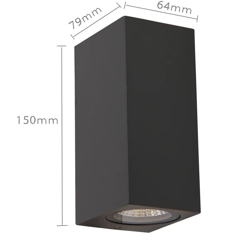 applique murale led extérieure étanche pliante pour cour jardin