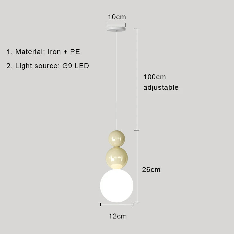 lampe led suspendue design nordique moderne luminaire décoratif d'intérieur