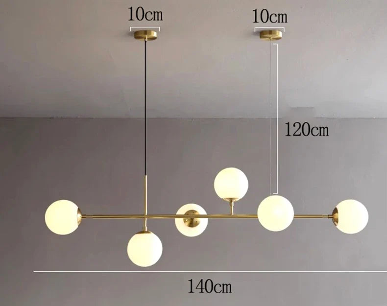 lustre led moderne pour éclairage intérieur suspendu