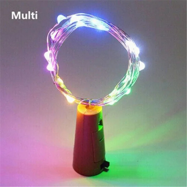 guirlande lumineuse led en fil de cuivre pour décoration festive