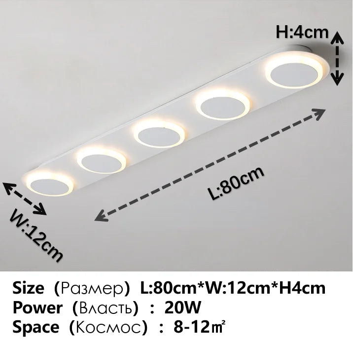 LED Long Pole Creative Chandelier, Used For Living Rooms, Bedrooms, Dining Rooms, Indoor Corridors, Balcony Entrances, And Home