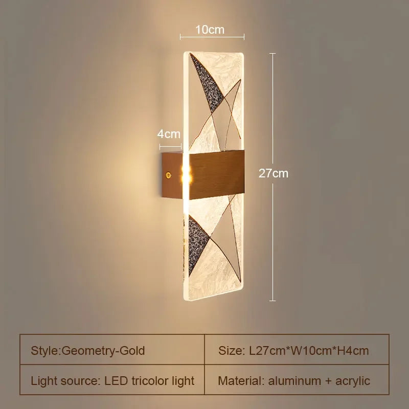 Applique murale LED moderne