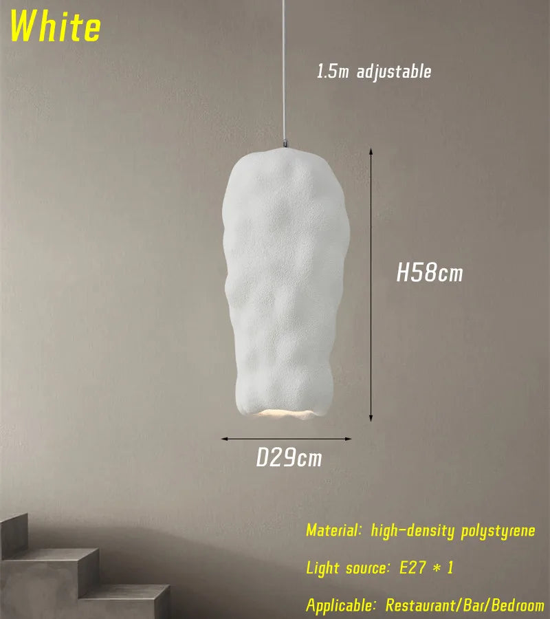 lustre wabi sabi japonais led pour décoration bar loft