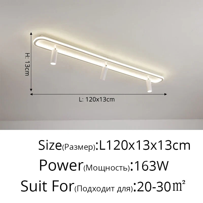 Plafonnier Acrylique LED à spots