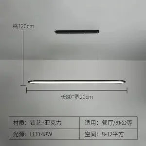suspension led minimaliste moderne pour un éclairage design