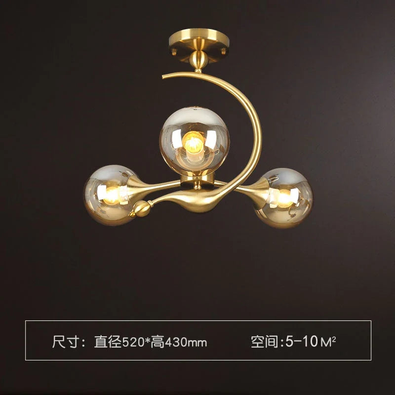 lustre nordique post-moderne simple style américain moderne