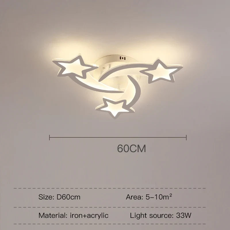 lustre créatif en forme de branche moderne en fer pour décoration intérieure