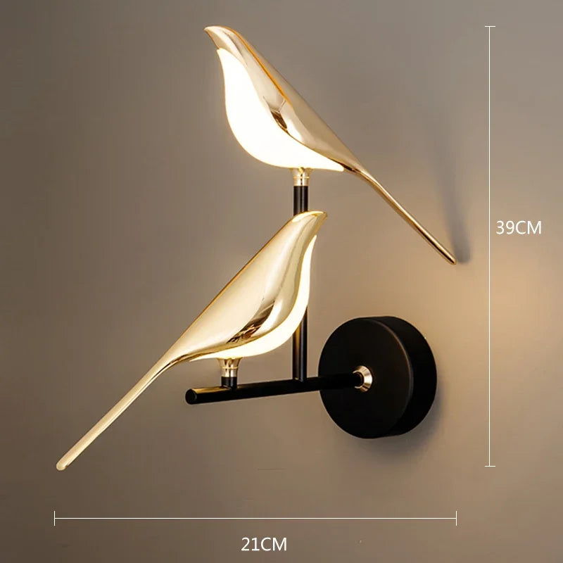 Applique murale LED pie nordique