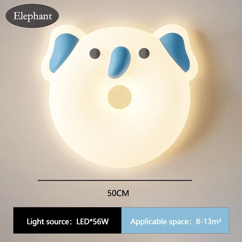plafonnier led chat mignon pour chambre d'enfant prince et princesse
