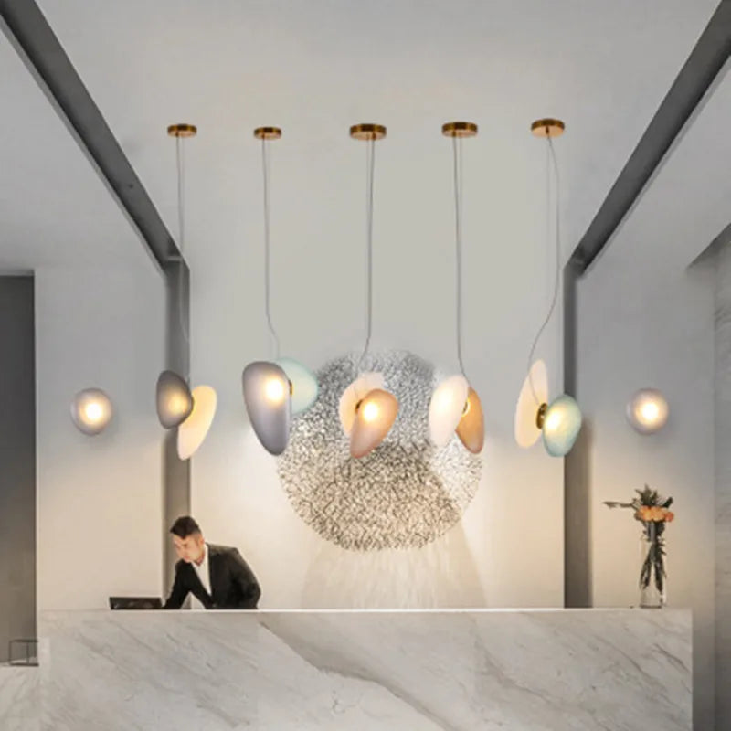 suspension LED design moderne avec fil réglable