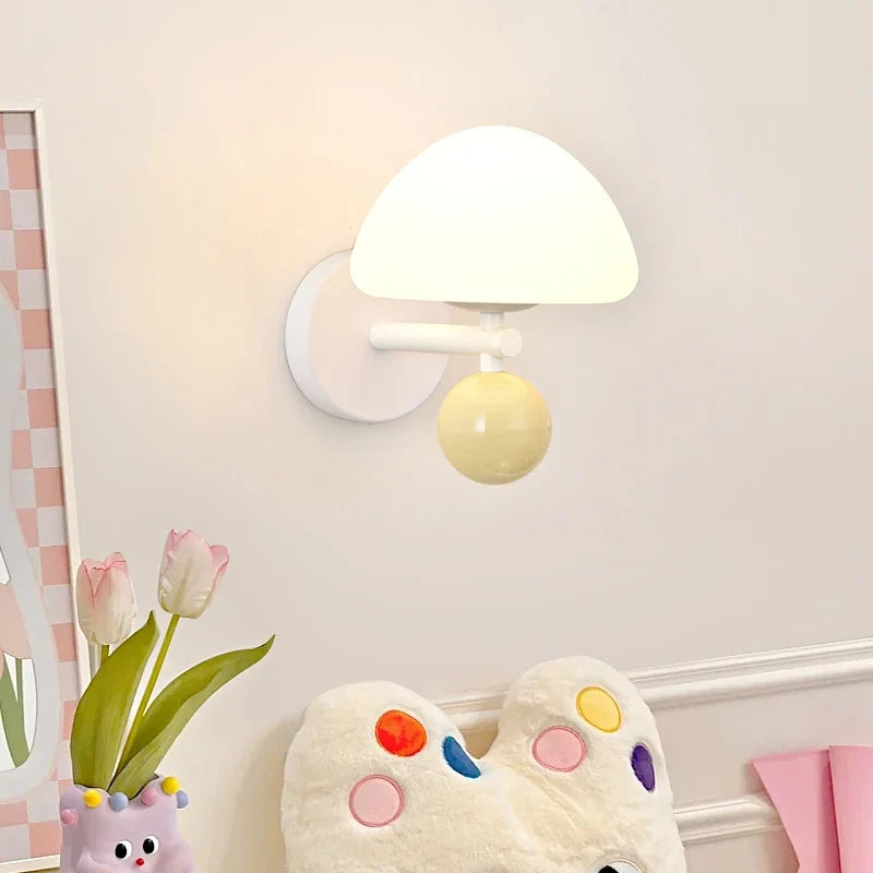 Applique murale nordiques en forme de champignon LED G9