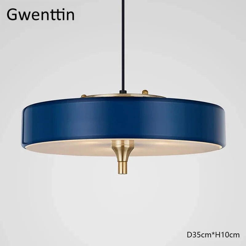 suspension ronde nordique luminaires led pour décoration moderne