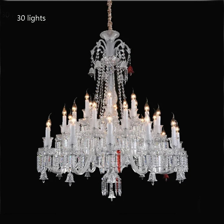 lustre moderne en cristal et chrome pour éclairage élégant