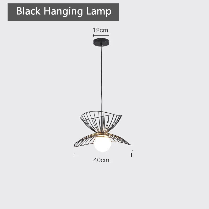 suspension plafonnier design en métal avec fil réglable led