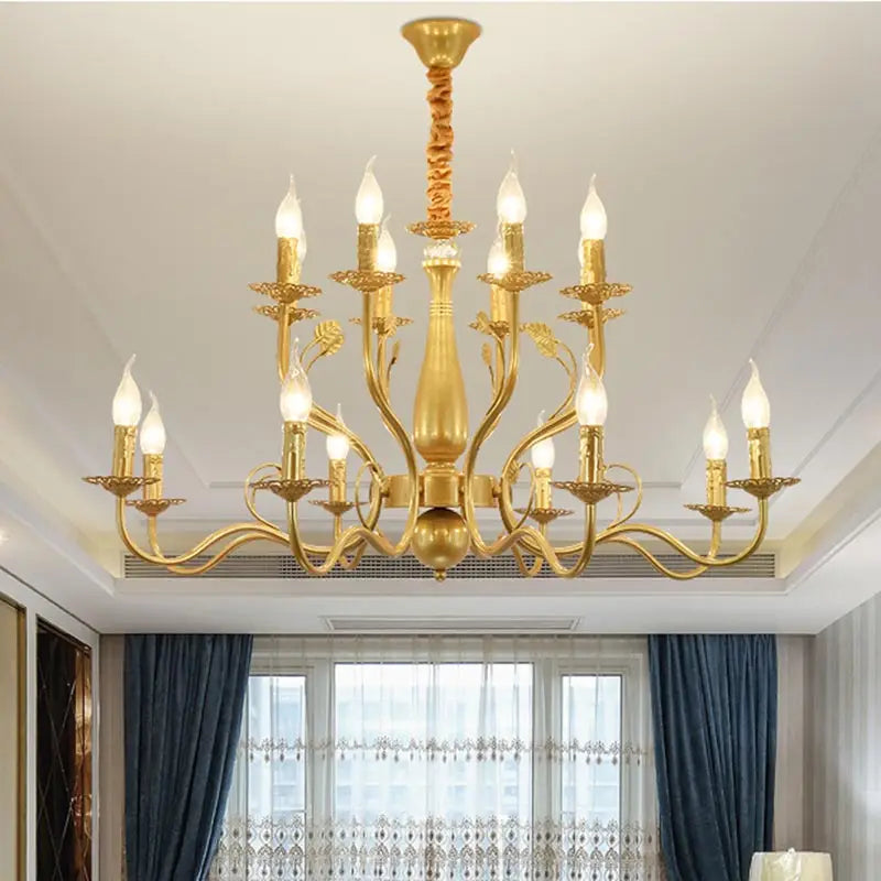 lustre rétro en tissu pour décoration intérieure campagne