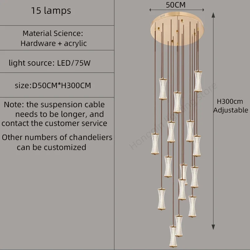 suspension moderne pour atmosphère nordique dans loft ou hall