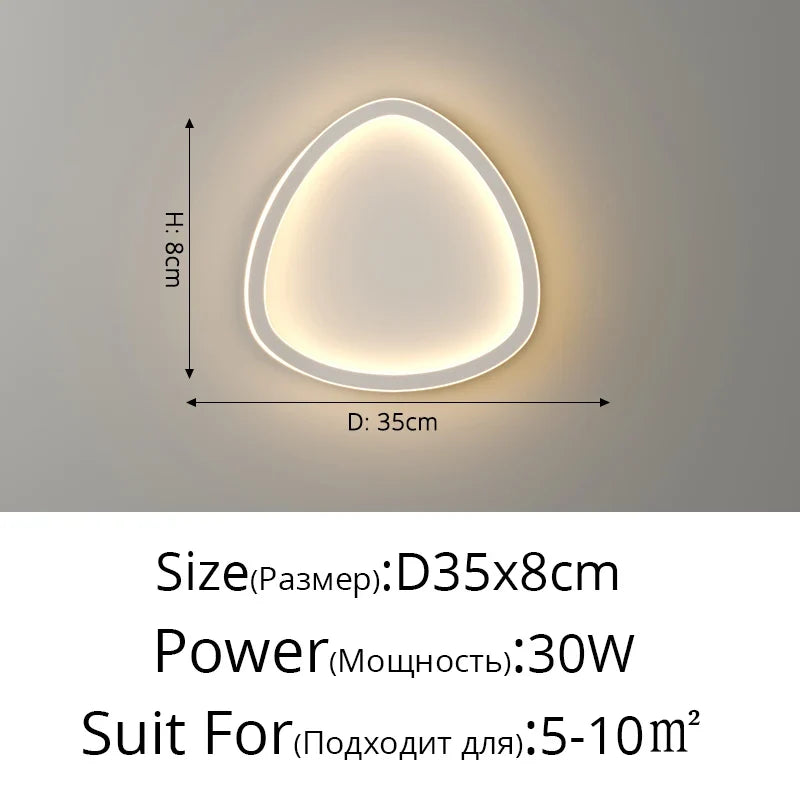applique murale simple style moderne créatif loft led