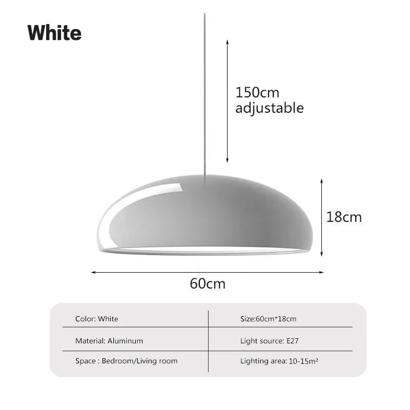 suspension led nordique macaron luminaire suspendu éclairage maison