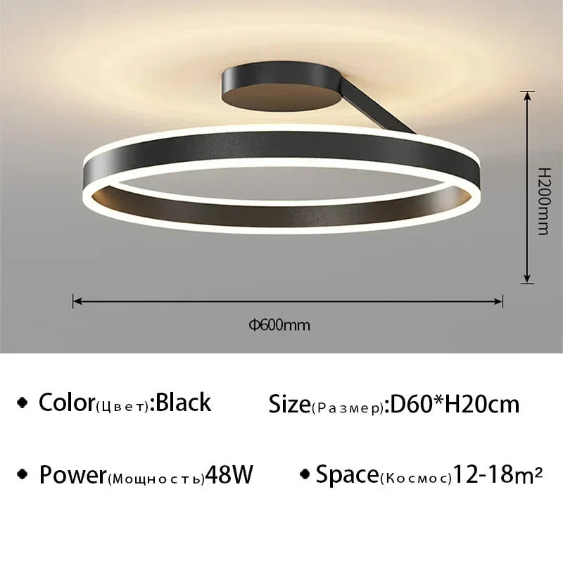 plafonnier led moderne pour décoration intérieure élégante et lumineuse