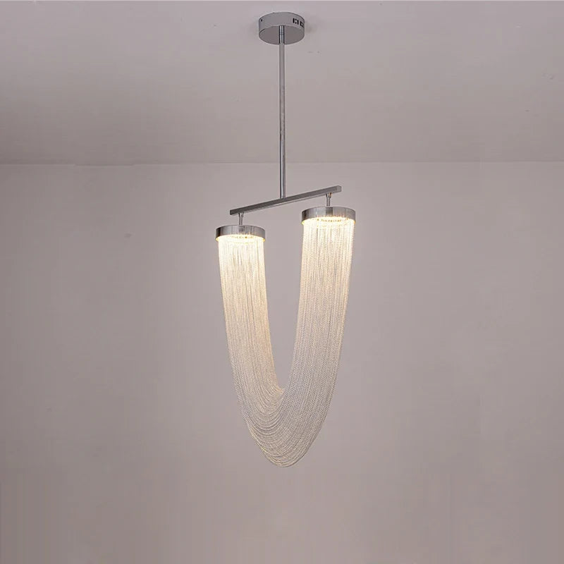 lustre vintage américain 2022 led suspension chrome or