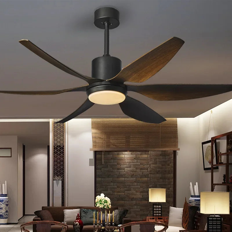 plafonnier industriel rétro avec lumière et ventilateur à distance