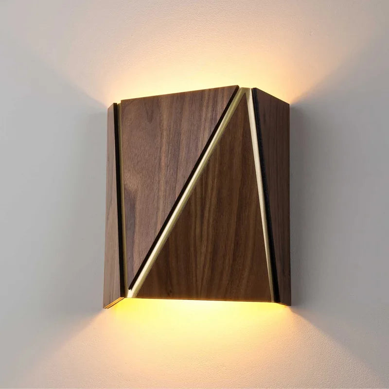 applique murale en bois massif design japonais pour intérieur élégant