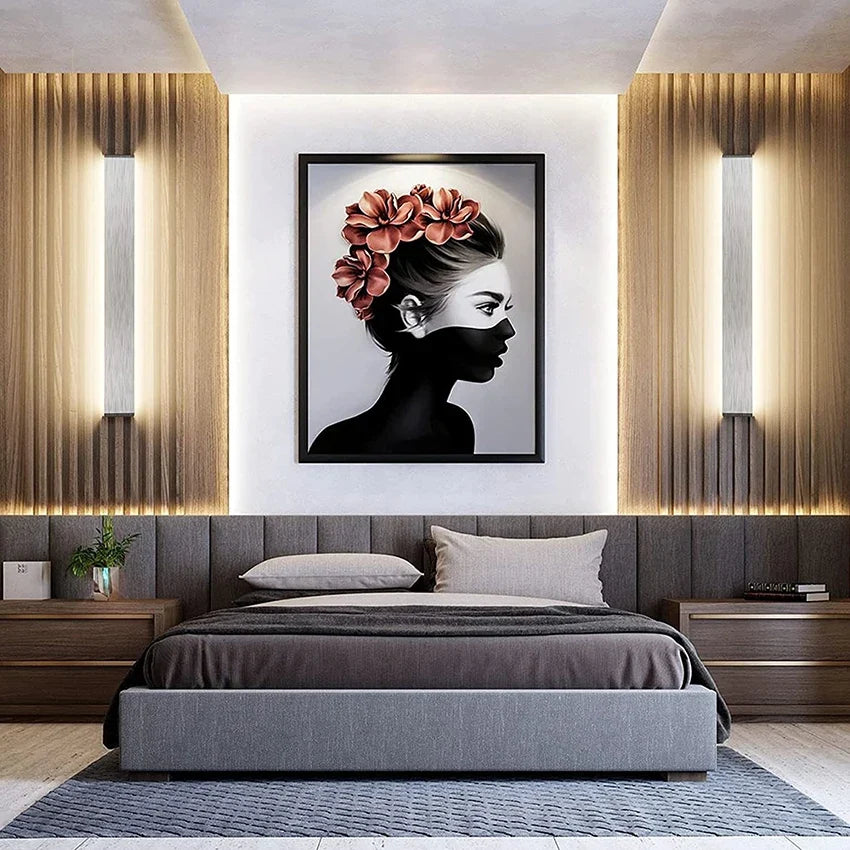applique murale led moderne intérieur haut vers le bas éclairage décoratif