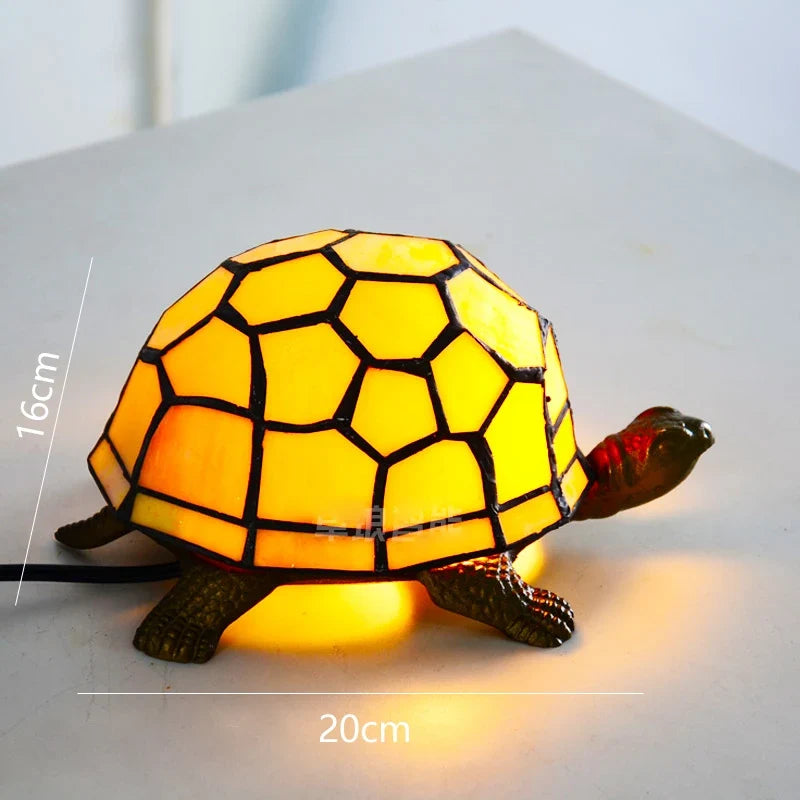 lampe de chevet tortue veilleuse led décorative pour enfant