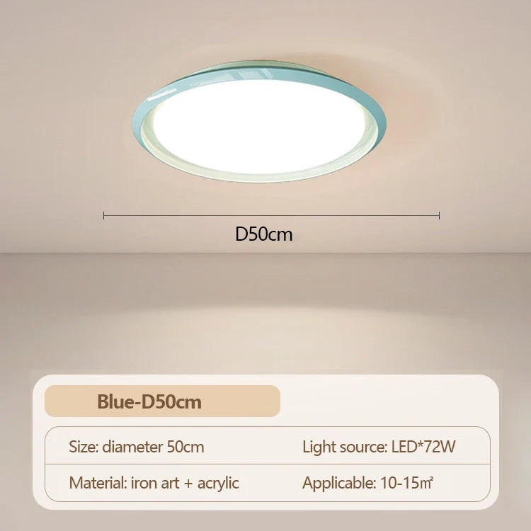 plafonnier led ultra mince design moderne pour décoration intérieure