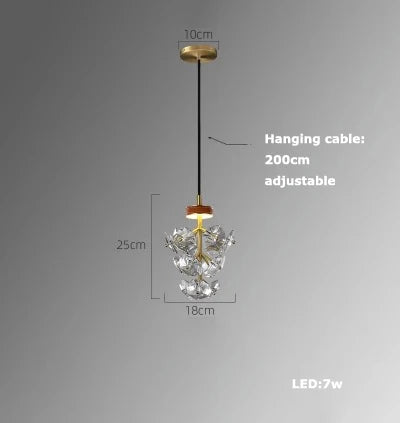 suspension art déco cristal luminaire élégant pour intérieur moderne