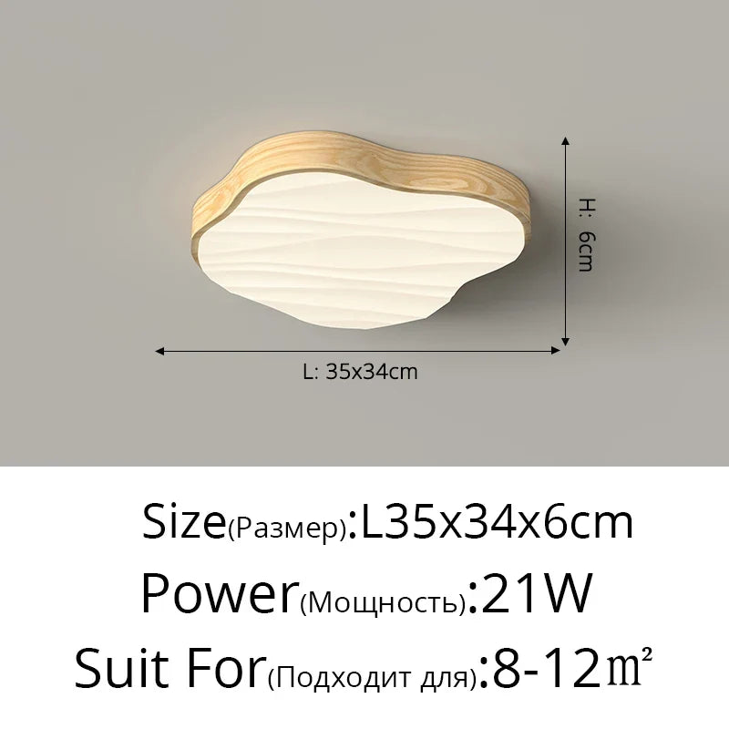 lustres en grain de bois modernes et simples pour éclairage domestique