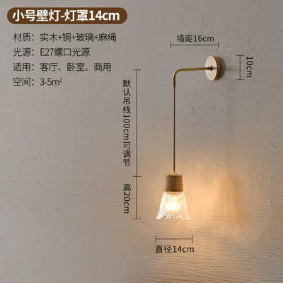 lustre nordique japonais trois têtes design créatif intérieur suspendu