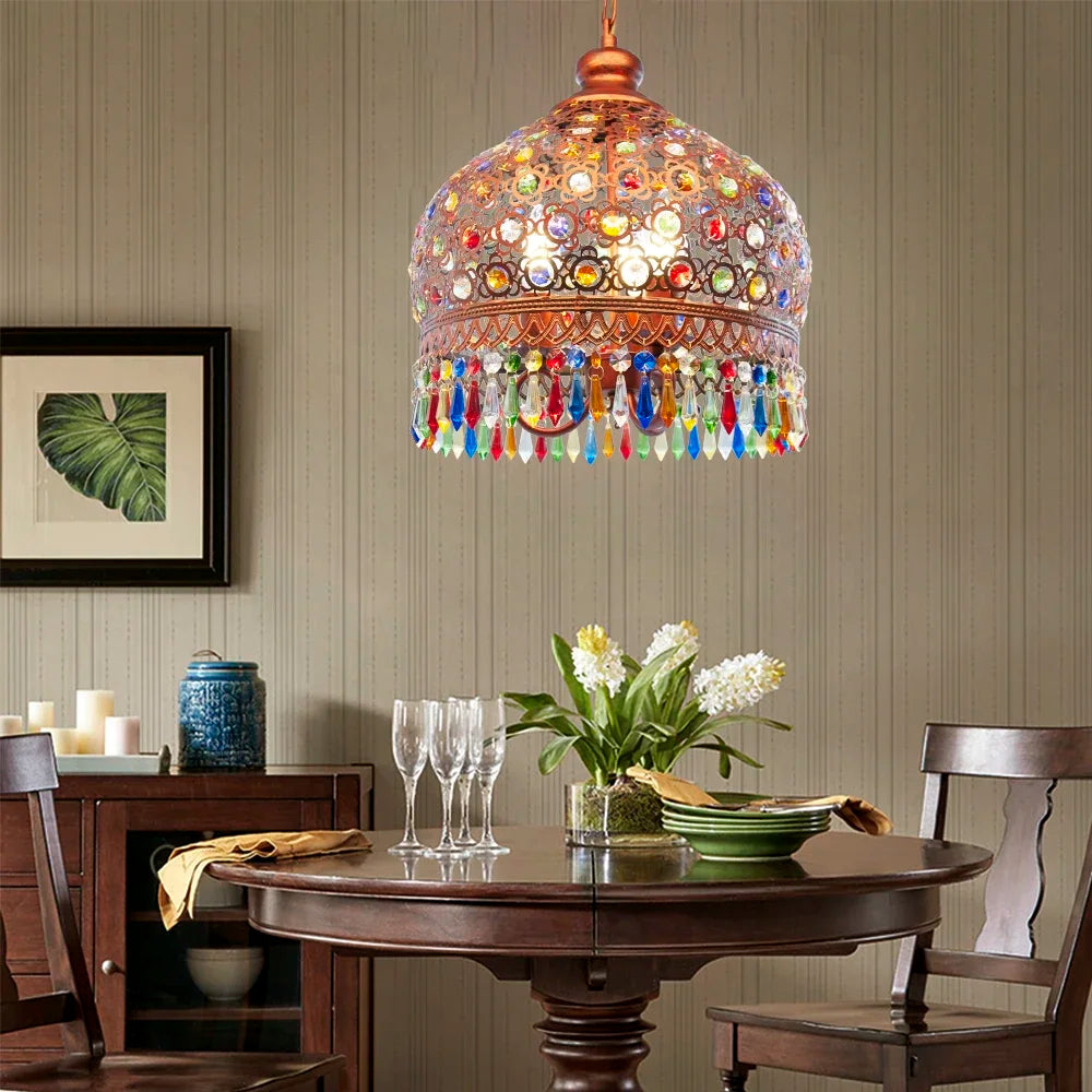 suspension en cristal thaïlandais pour décoration intérieure et extérieure